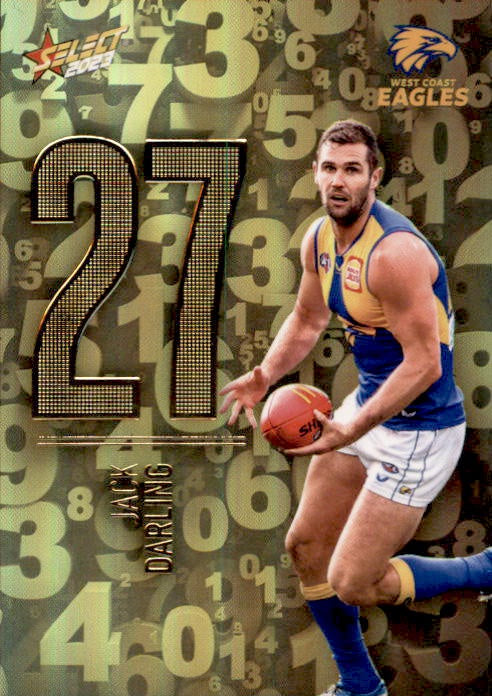 Jack Darling, Numbers, 2023 Select AFL Footy Stars