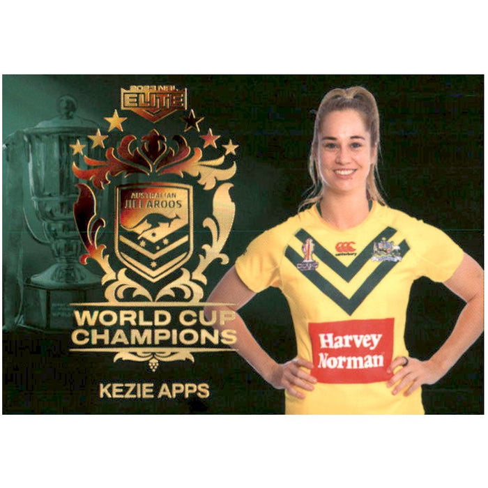 Kezie Apps, World Cup Champions, 2023 TLA Elite NRL Rugby League