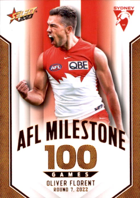Oliver Florent, Milestone, 2023 Select AFL Footy Stars
