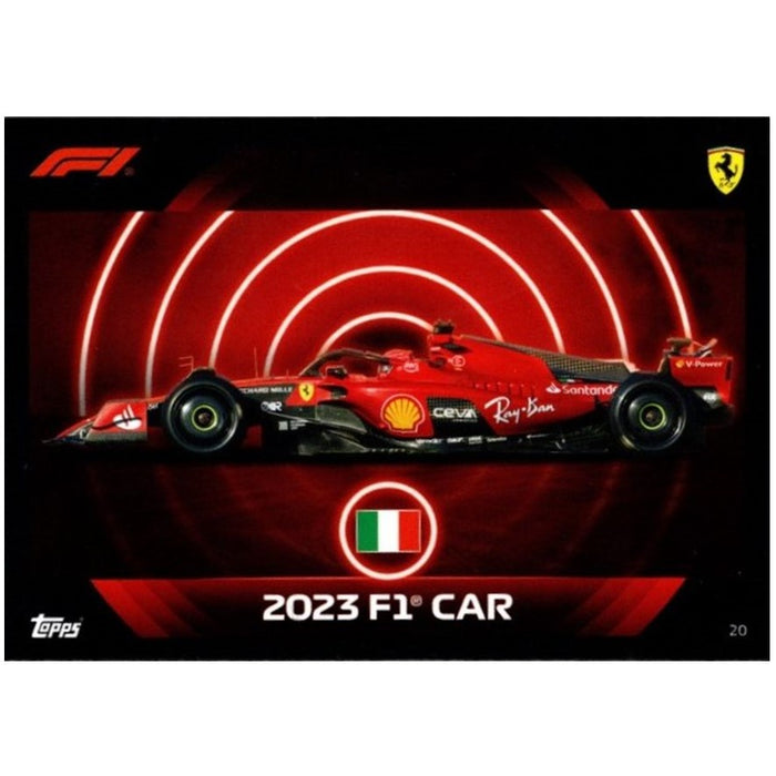 Ferrari 2023 F1 Car, #20, 2023 Topps Turbo Attax Formula 1 Racing