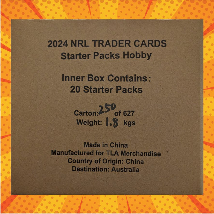 HOBBY STARTER BOX: 2024 TLA Traders NRL Rugby League