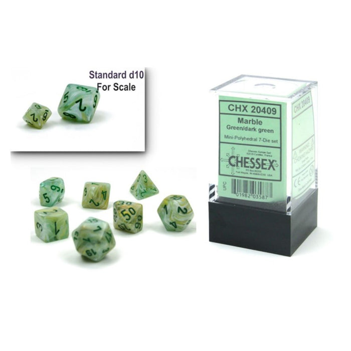CHX 20409 Marble Mini Green/Dark Green 7-Die Set