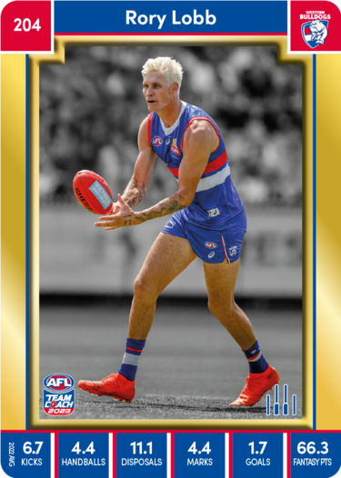 Rory Lobb, 204, Gold Parallel, 2023 Teamcoach AFL