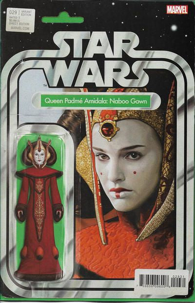 Star Wars #29 Comic (2020) Carded Queen Padme Amidala: Naboo Gown Variant Comic
