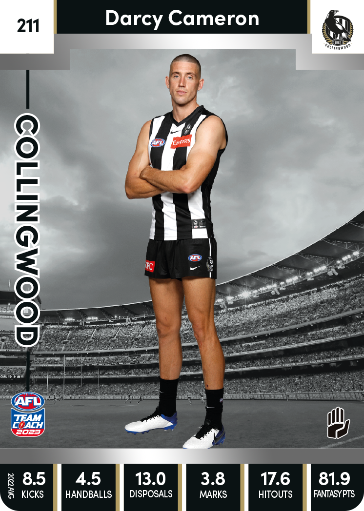 Darcy Cameron, 211, Silver Parallel, 2023 Teamcoach AFL