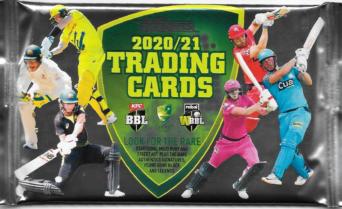2020-21 TLA Cricket Australia and BBL Trading Card Pack