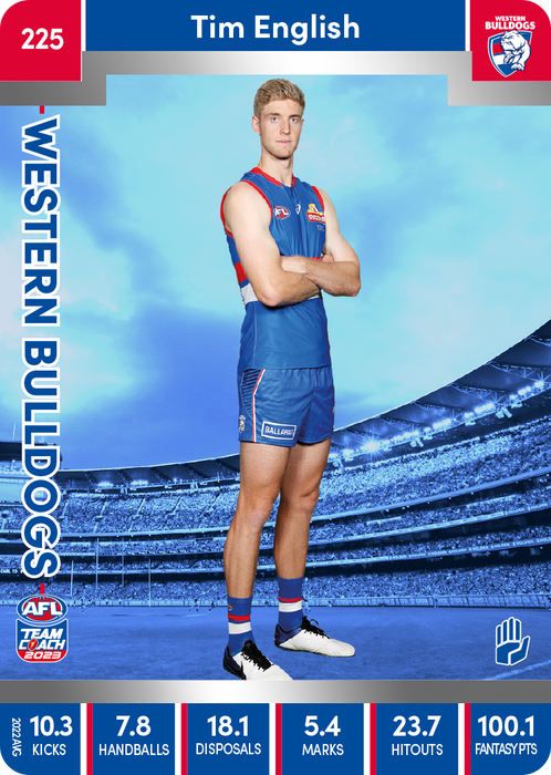 Tim English, 225, Silver Parallel, 2023 Teamcoach AFL