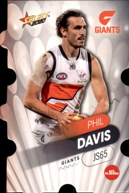 JS65 Phil Davis, Jigsaw, 2020 Select AFL Footy Stars