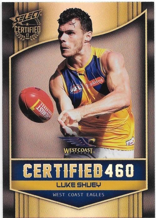 Luke Shuey, Certified 460, 2017 Select AFL Certified