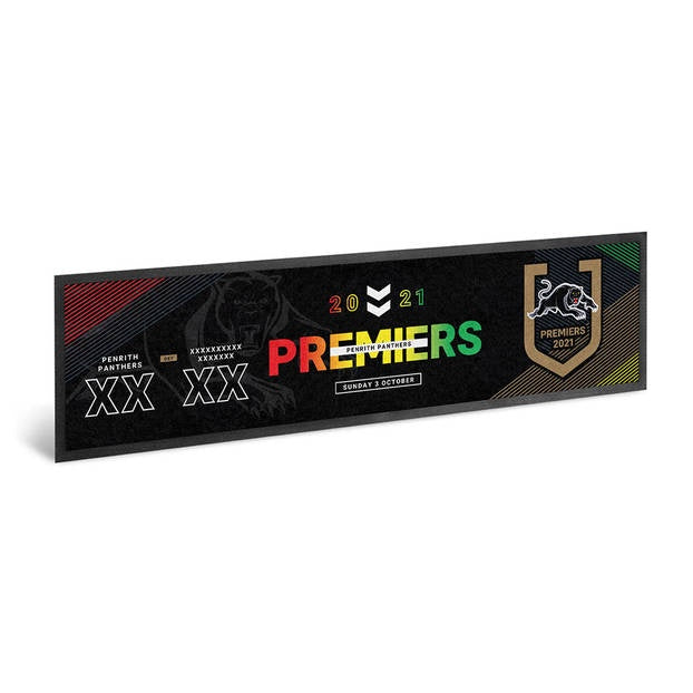 Penrith Panthers 2021 NRL Premiers Bar Runner