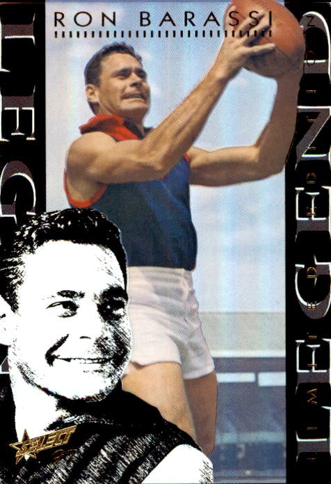 Ron Barassi, Legend Card, 1997 Select AFL