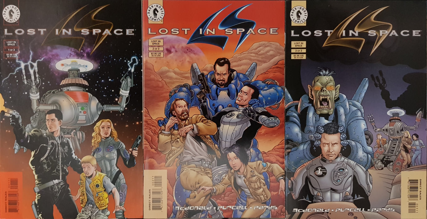 Lost in Space Comic Set of 3, #1, #2 & #3