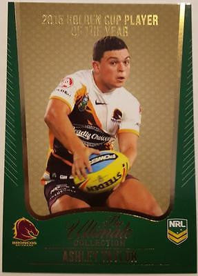 2015 Select NRL Ultimate Collection, Holden Cup Player of the Year, Ashley Taylor