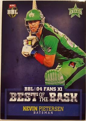 2015-16 Tap'n'play CA BBL 05 Cricket, Best of the Bash, Kevin Pietersen, Stars