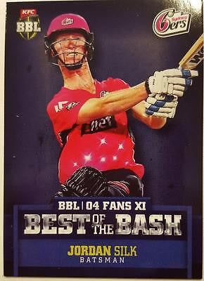 2015-16 Tap'n'play CA BBL 05 Cricket, Best of the Bash, Jordan Silk, 6ers