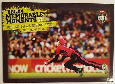 2015-16 Tap'n'play CA BBL 05 Cricket, Memorable Moments, Jordan Silks Catch