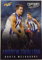2015 Select AFL, Captains Signature Card, Andrew Swallow, North Kangaroos