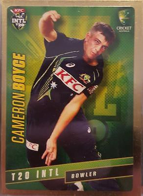 2015-16 Tap'n'play CA BBL 05 Cricket, Gold Parallel, Cameron Boyce, #33