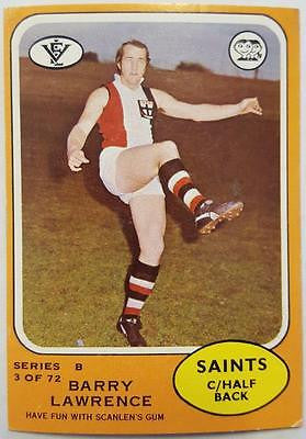 1973 Scanlens VFL Series B, Barry Lawrence