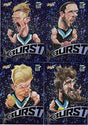 2016 Select Footy Stars Blue Starburst, Port Power Team Set