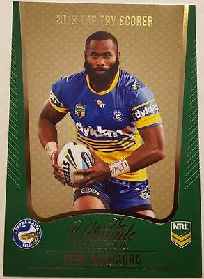 2015 Select NRL Ultimate Collection, Top Try Scorer, Semi Radradra, Eels