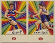 1997 Select Footscray Bulldogs Pop-up Set, Cameron, Grant, Liberatore, Wynd