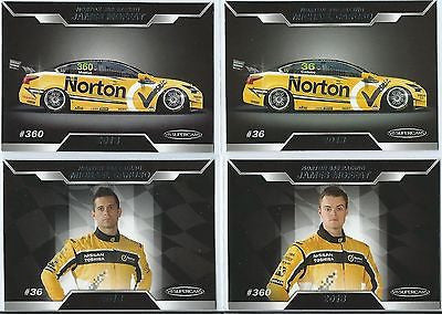 2013 ESP V8 Supercars Nissan Norton 360 Racing Team Set CARUSO