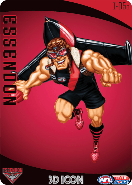 Essendon Bombers Mascot, 3D Icon, 2020 Teamcoach AFL