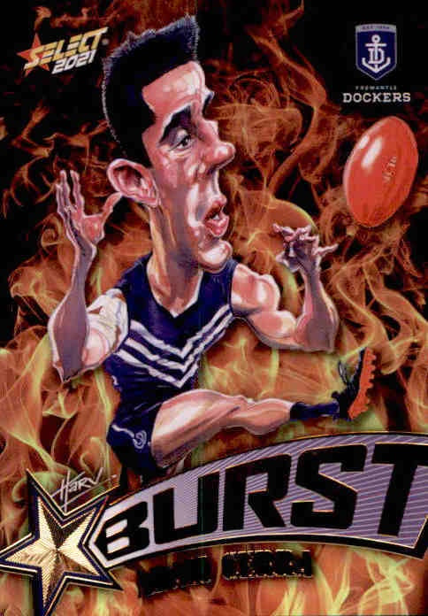 Adam Cerra, Fire Starburst, 2021 Select AFL Footy Stars
