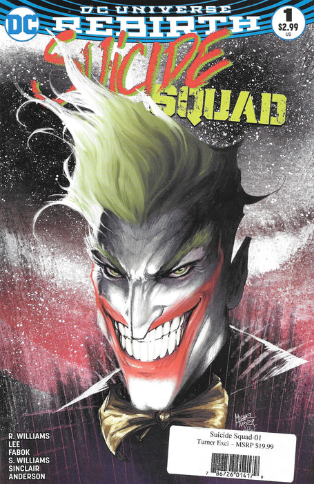 DC Universe Rebirth Suicide Squad #1, Aspen Turner Variant Comic