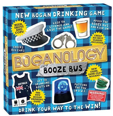 Boganology Booze Bus Board Game