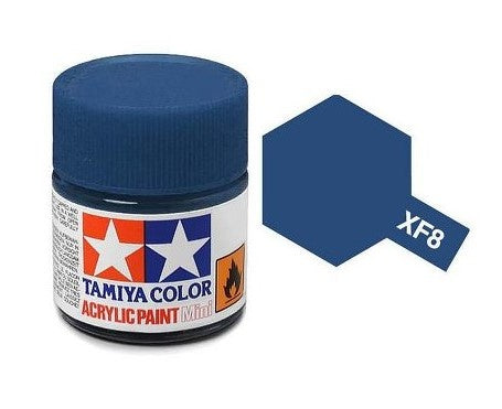 TAMIYA ACRYLIC MINI XF-8 FLAT BLUE 10ml