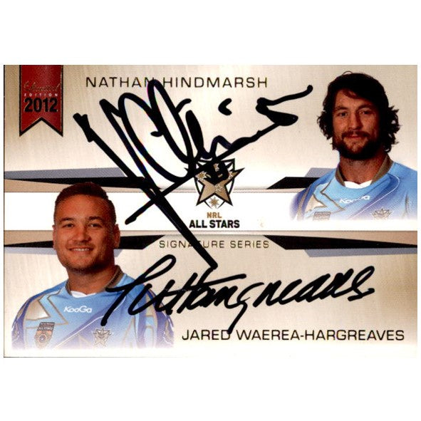 Nathan Hindmarsh & Jared Waerea-Hargreaves, Signature Series, 2012 ESP Limited NRL