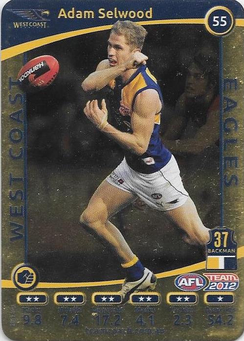 Adam Selwood, Gold, 2012 Teamcoach AFL