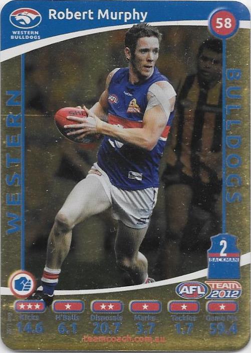 Robert Murphy, Gold, 2012 Teamcoach AFL