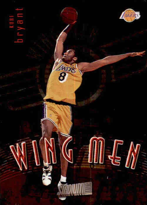 Kobe Bryant, Wing Men, 1998-99 Topps Stadium Club Basketball NBA