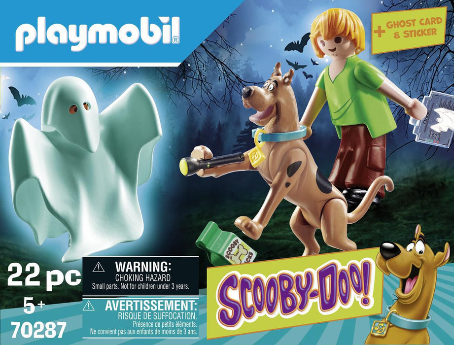 Playmobil 70287 - SCOOBY-DOO! Scooby & Shaggy with Ghost Play Set