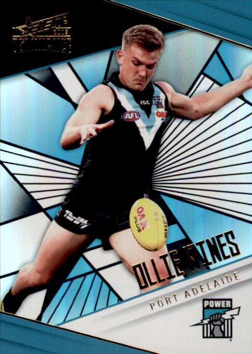 Ollie Wines, Holofoil Parallel, 2019 Select AFL Dominance 273