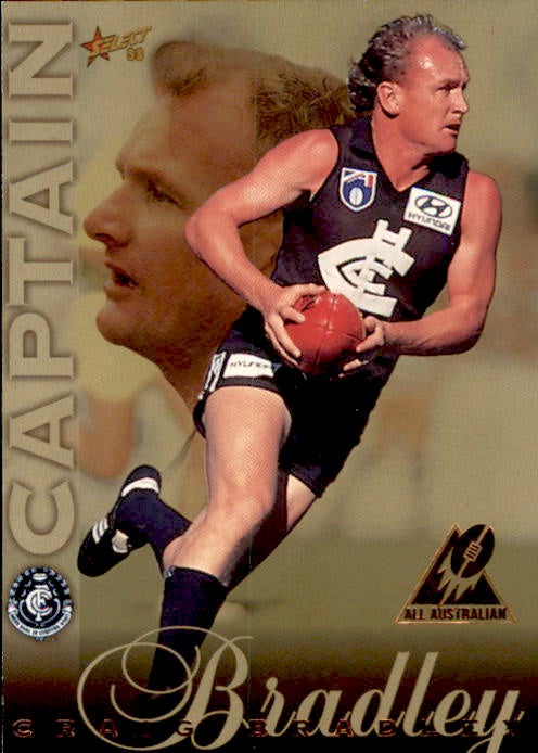 Craig Bradley, Captain Card, 1998 Select AFL