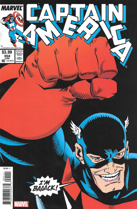 Captain America #354, Reprint Comic (2021)