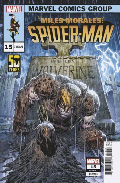 Miles Morales: Spider-Man, Vol. 2, #15 Lashley Wolverine 50 Years Variant Comic
