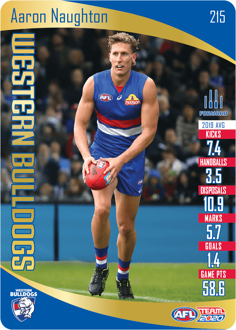 Aaron Naughton, Gold, 2020 Teamcoach AFL