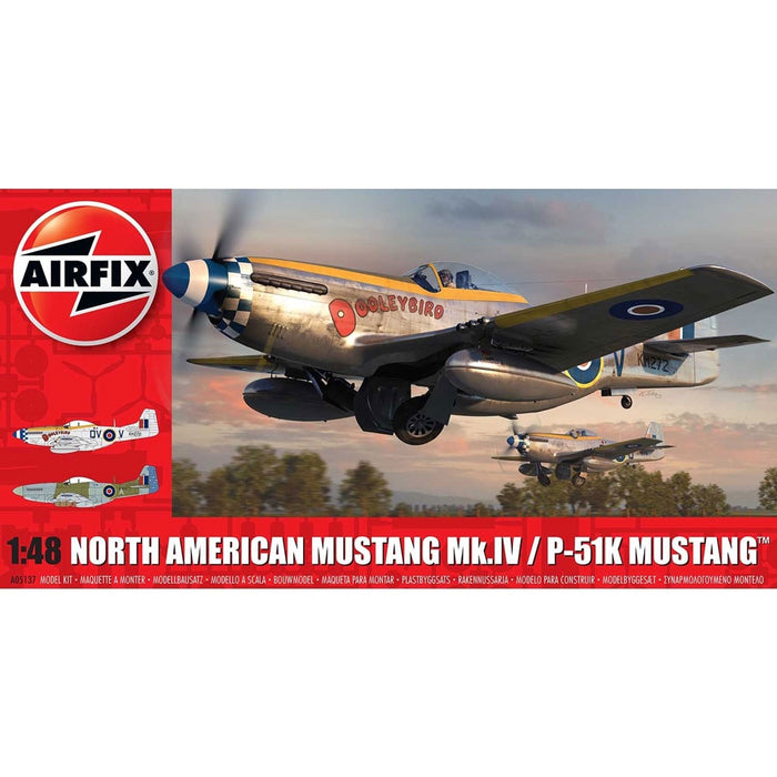 AIRFIX NORTH AMERICAN MUSTANG MK.IV, 1:48 Scale Model Kit