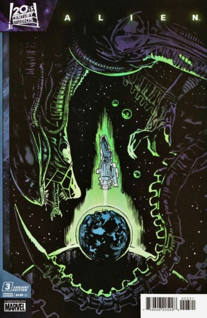 Alien, Vol. 3 (Marvel Comics), Walsh Variant #3 Comic