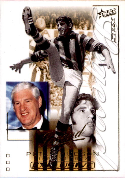 Peter Hudson, Legend Card, 2002 Select SPx Exclusive AFL
