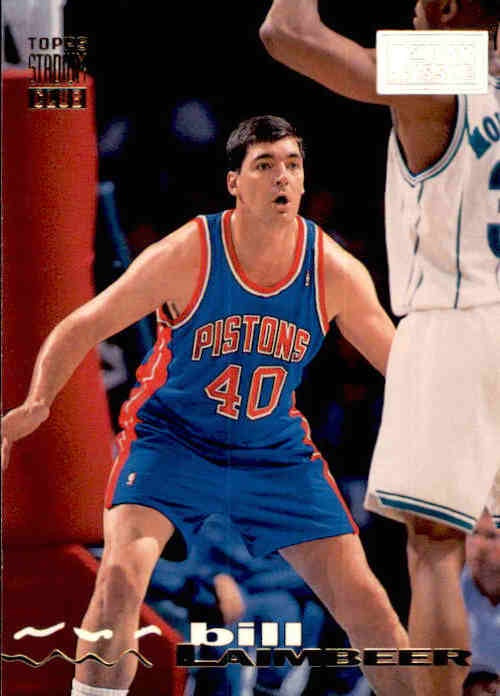 Bill Laimbeer, 1st Day Issue, 1993-94 Topps Stadium Club Basketball NBA