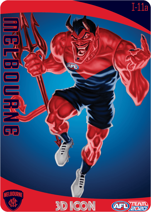 Melbourne Demons Mascot, 3D Icon, 2020 Teamcoach AFL
