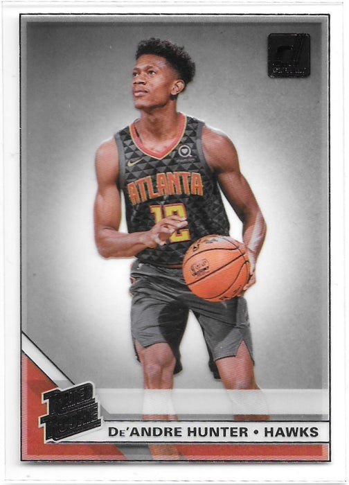 De'Andre Hunter, Rated Rookie, 2019-20 Panini Clearly Donruss Basketball NBA