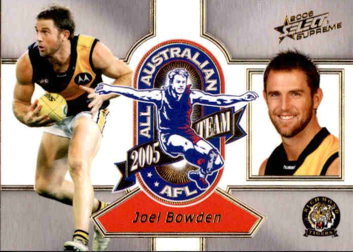 Joel Bowden, All-Australian, 2006 Select AFL Supreme