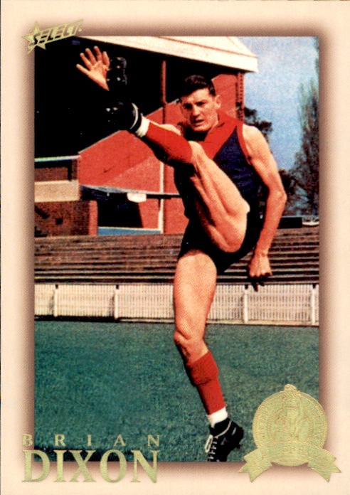 Brian Dixon, HFLE211, Hall of Fame Series 4, Red Back, 2012 Select Eternity AFL